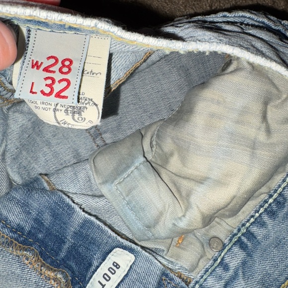 Men’s Vintage Original 5 Pocket Denim Abercrombie & Fitch blue denim #Jeans - Picture 3 of 5